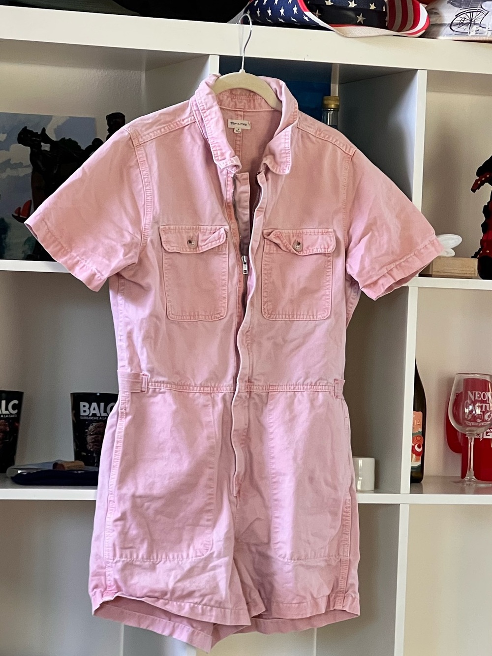 Tea n Rose Pink Jumpsuit